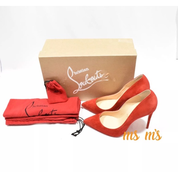 NIB Christian louboutin suede heel sz36EU - Picture 2 of 8